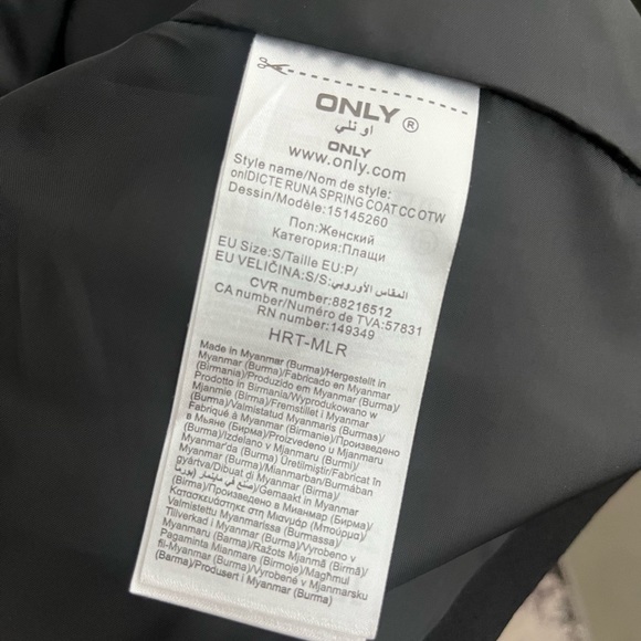 Only Runa Spring Long Coat / Blazer - Picture 4 of 5